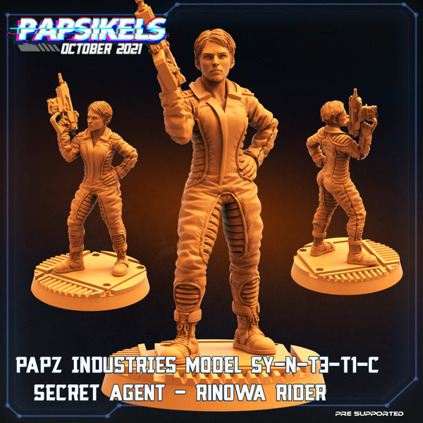 PAPZ INDUSTRIES MODEL SY-N-T3-T1-C SECRET AGENT RINOWA RIDER - Only-Games