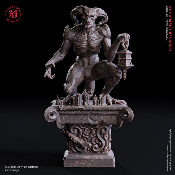 Scenery - Cursed Demon Statue - Only-Games