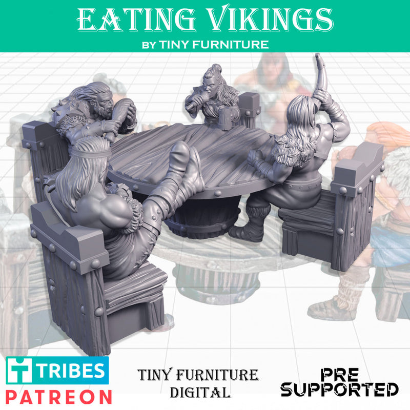 Eating vikings (SITTING FOLKS) - Only-Games