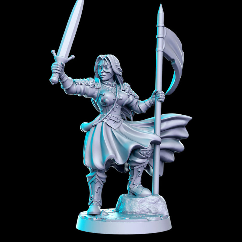 Aegwynne (Battlemaiden) - Knight- 32mm - DnD - Only-Games