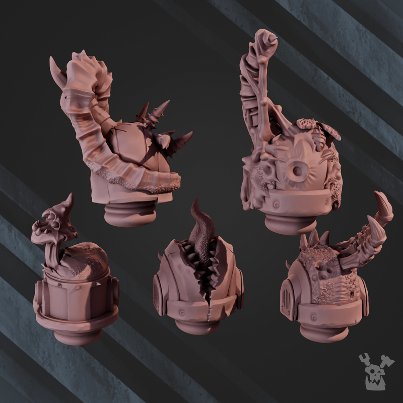 Pandemonium Helmets Set x5 - Only-Games