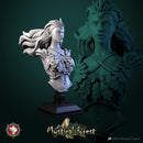 Doe Ingrid Centaur Druid bust pre-supported - Only-Games
