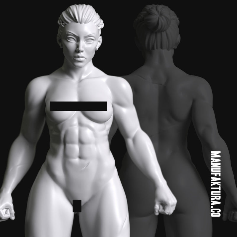 Sedition Series 02b - Female Gene-Forged Warrior Without Armor Plate - Only-Games