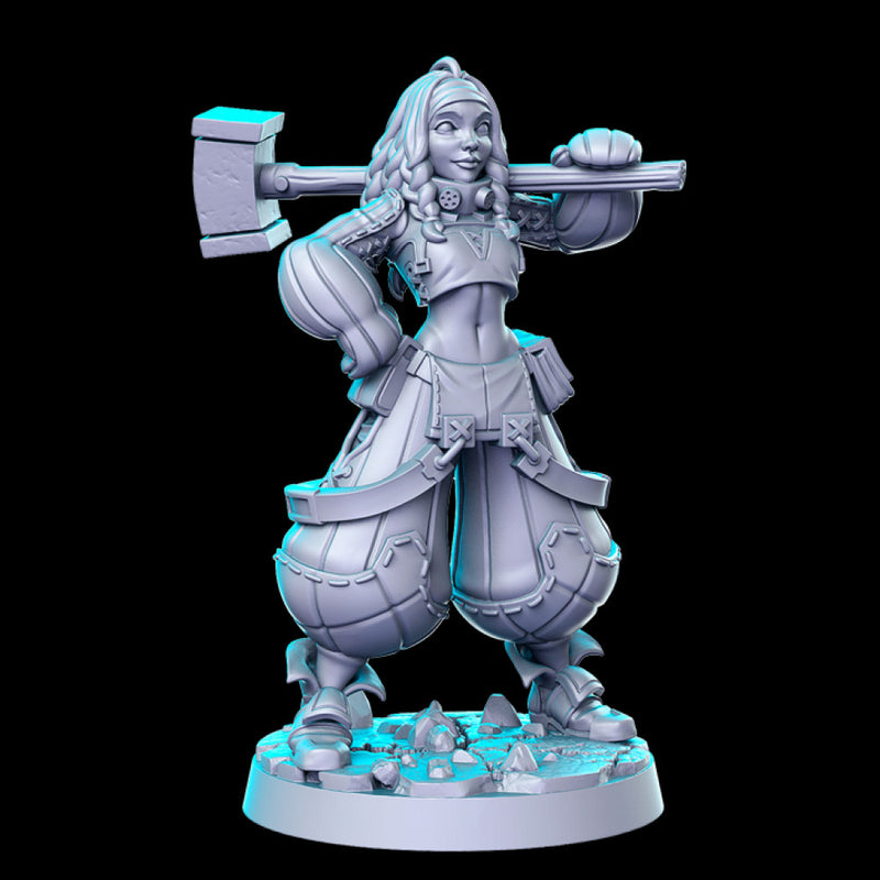 Phoebe (monster-hunting engineer) - 32mm - DnD - Only-Games