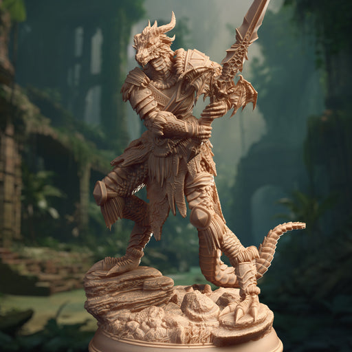 Female Dragonborn Barbarian - Veseria - Only-Games