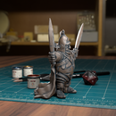Halfling Fighter - Fantasy DND Miniatures - TytanTroll Miniatures - Only-Games