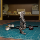 Frogfolk Spearman 01 - 32mm - DND - Pathfinder - Only-Games