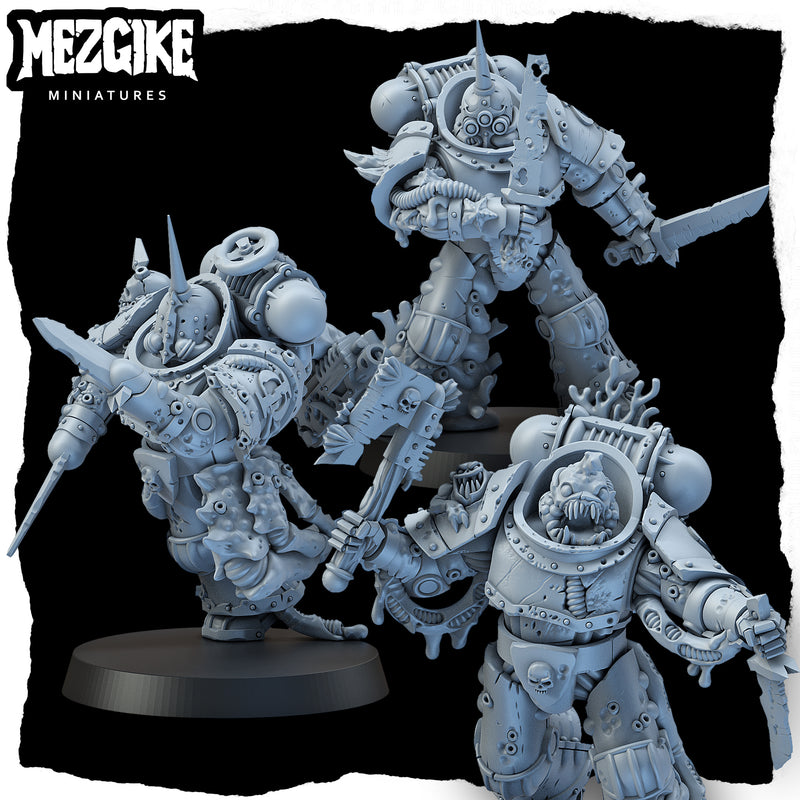Dredge marine warriors (10 physical multipart miniatures) - Only-Games
