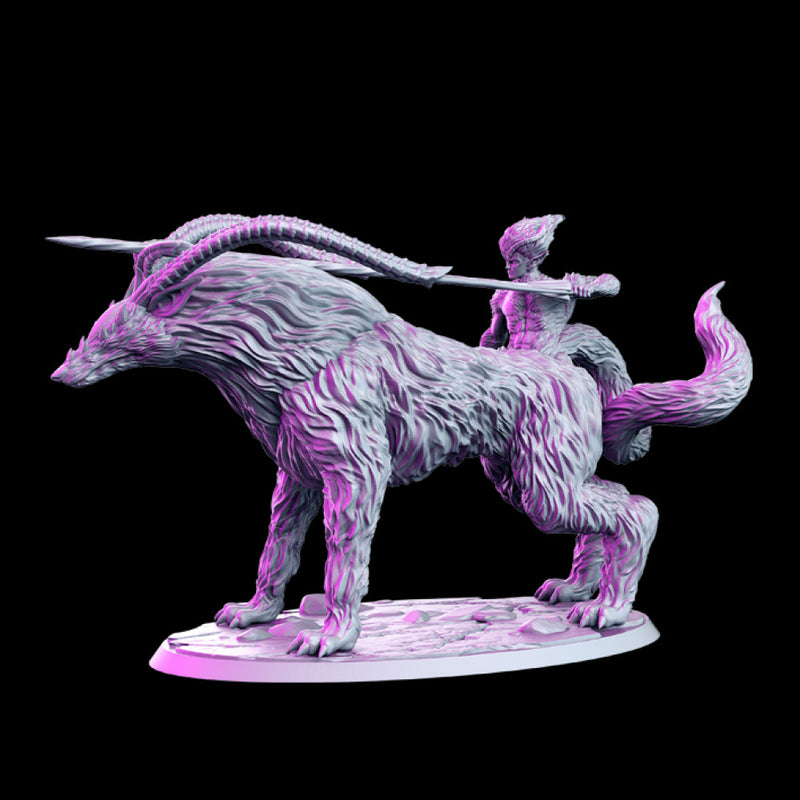 Bakumaan - Mutant wolf - 32mm - DnD - - Only-Games