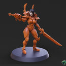 Space Elf Female Soldier Pose 1 - Only-Games