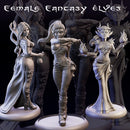 Pack Female Elves 32mm - Only-Games