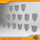 Knightly Shields set X15 - Only-Games