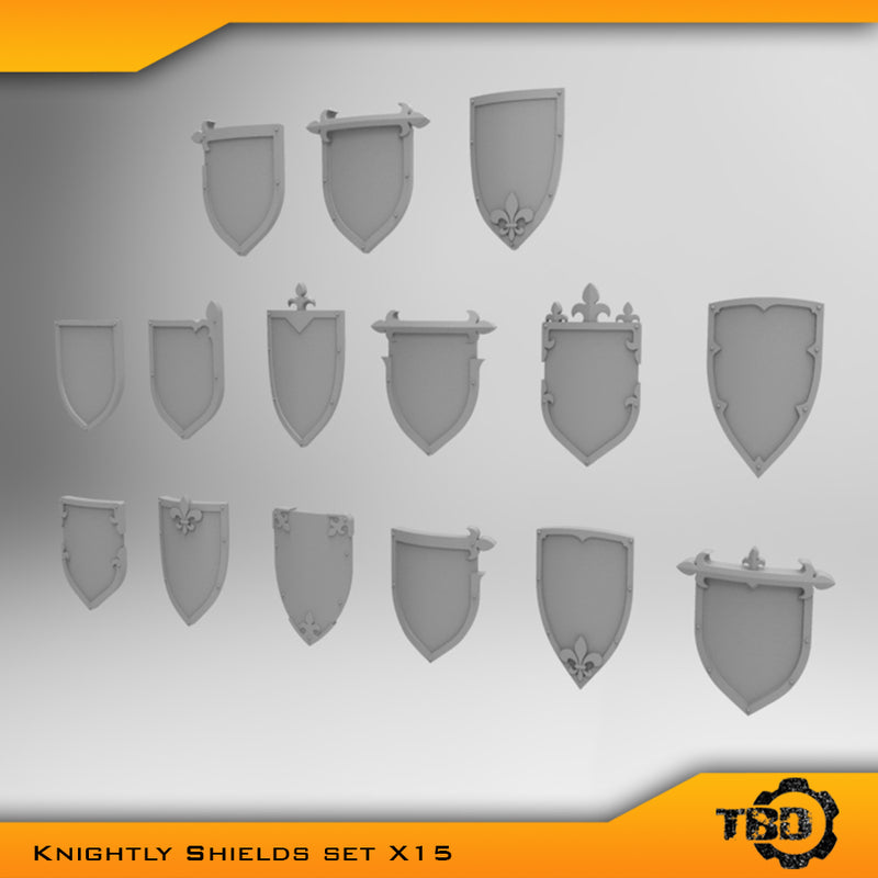 Knightly Shields set X15 - Only-Games