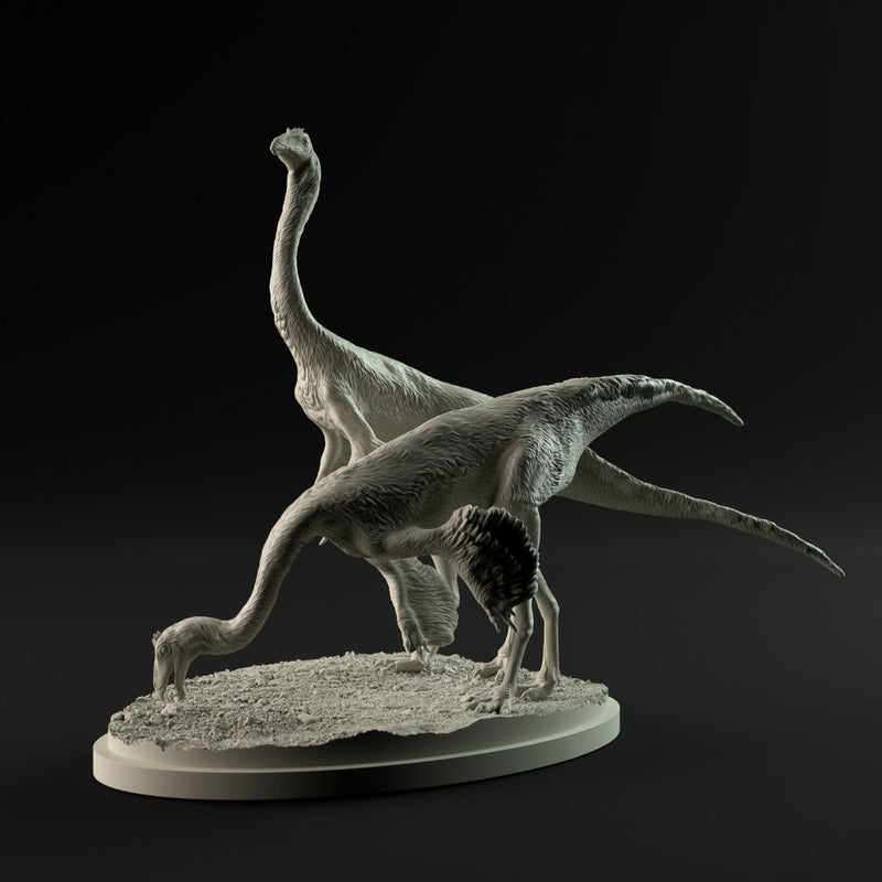 Gallimimus pair 1-35 scale dinosaur - Only-Games
