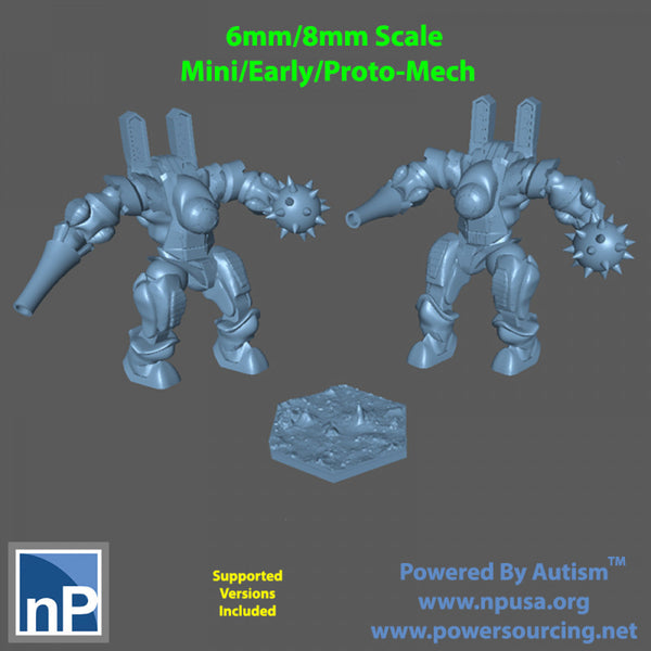 6mm/8mm Mini/Early/Proto-Mech, pack 1 - Only-Games