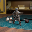 City Guard Spearman 01 - Frostgrave Pathfinder - Fantasy DND - TytanTroll Miniatures - Only-Games