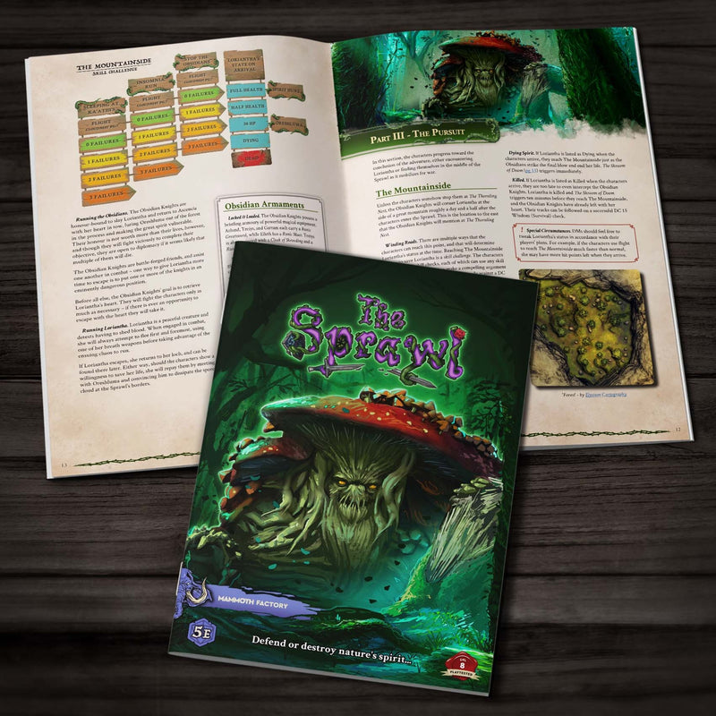The Sprawl - 5e Adventure Booklet - Only-Games