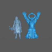 (0102) Male undead lich evil sorceror evocator - Only-Games