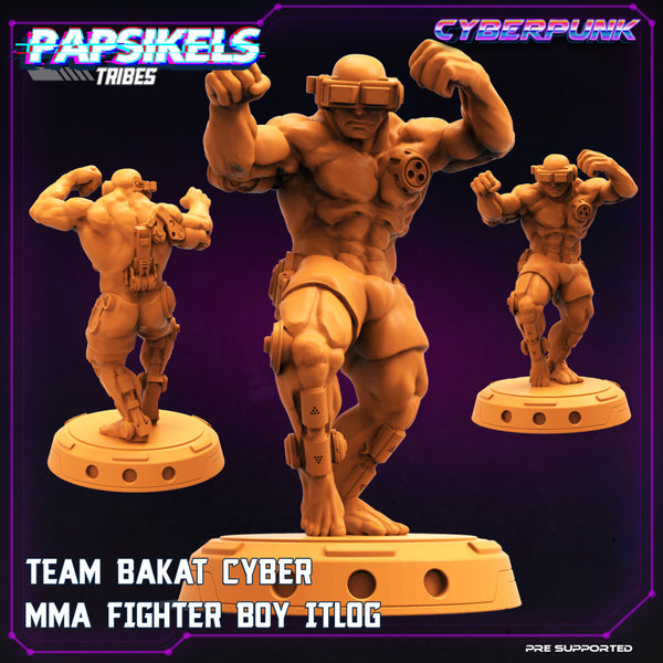 TEAM BAKAT CYBER MMA FIGHTER BOY ITLOG - Only-Games