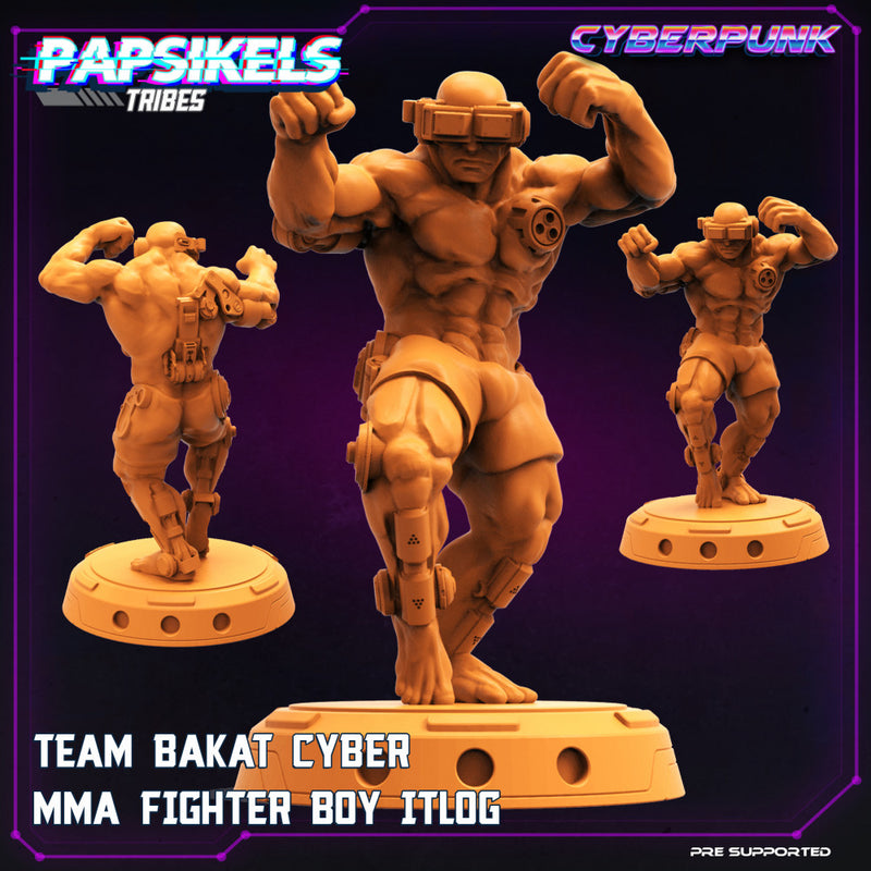 TEAM BAKAT CYBER MMA FIGHTER BOY ITLOG - Only-Games