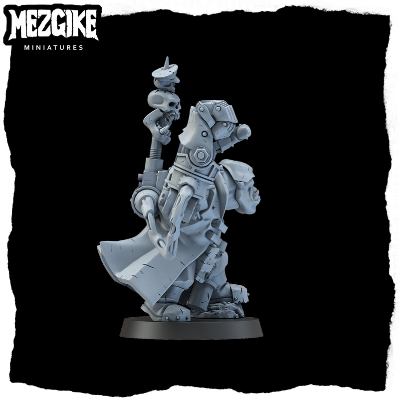 Orc Lootenant with choppa or smasha fist (physical miniature) - Only-Games
