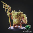 Green Slaad Lizardman Pose 1 - Only-Games