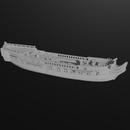 1/700 & 1/1200 British 800 Tonner East Indiaman  (38 guns) - Only-Games