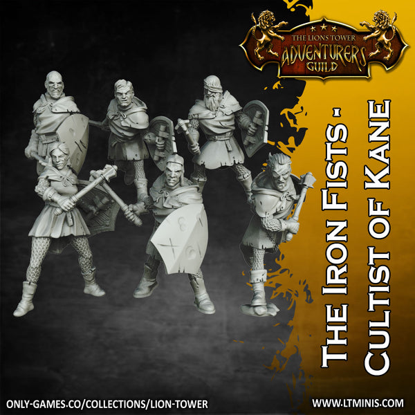 The Iron Fists - Cultist of Kane - Set of 6 (32mm scale) - Only-Games