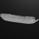 1/700 & 1/1200 Danish 2nd rate Christian VII  (90 guns), 1803-07 - Only-Games