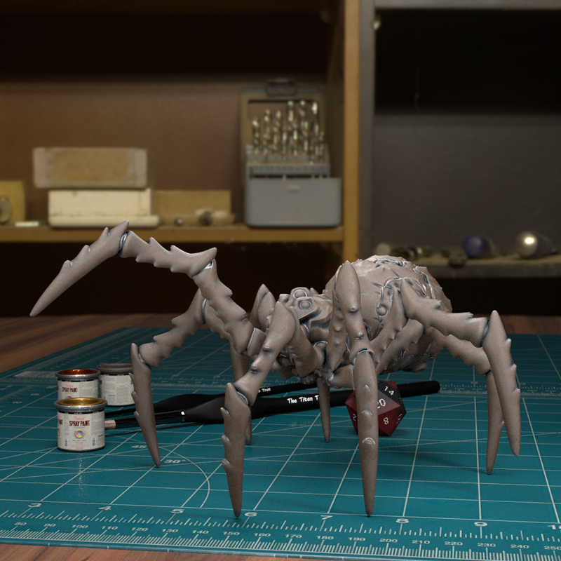 Giant Spider 06 - 32mm - DND - Pathfinder - Only-Games