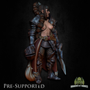 Ester Sunwalker  [32mm] Female Paladin Cleric Knight - Only-Games