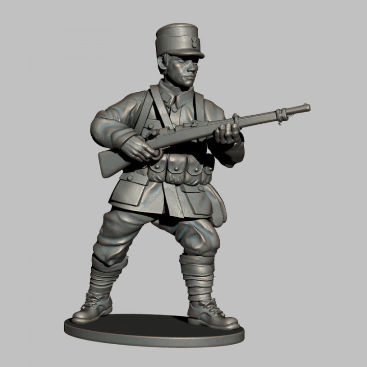 WW2 Chinese Infantry - Puddle Bases - Only-Games