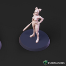 Cyberpunk Scrapper Girl Pose 1 Pinup - Only-Games