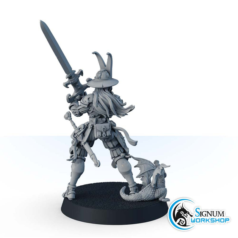 Guard with long sword, the Red Falcon infantry - Only-Games