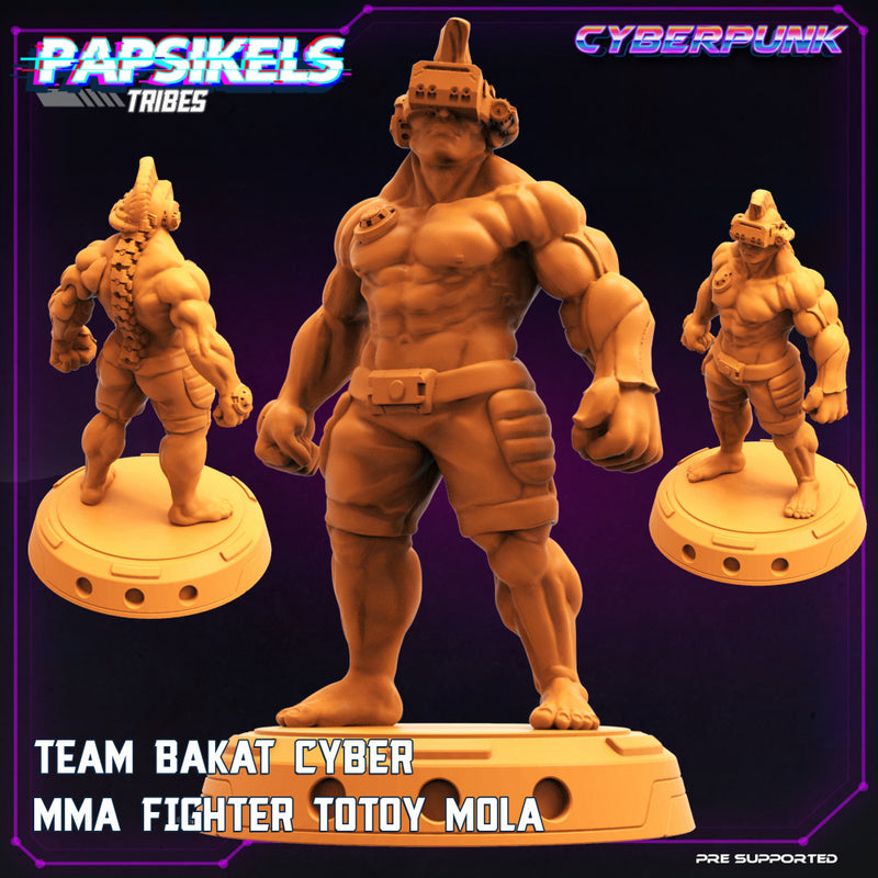 TEAM BAKAT CYBER MMA FIGHTER TOTOY DAKS MOLA - Only-Games