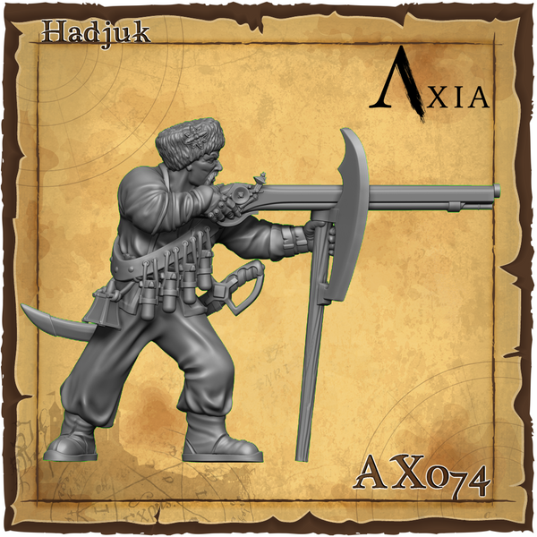 AX074 Hadjuk/Streltsi shooting rifle 1 Amber Husaria - Only-Games