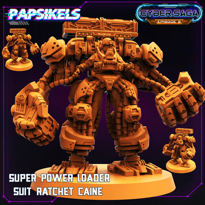 SUPER POWER LOADER SUIT RATCHET CAINE - Only-Games