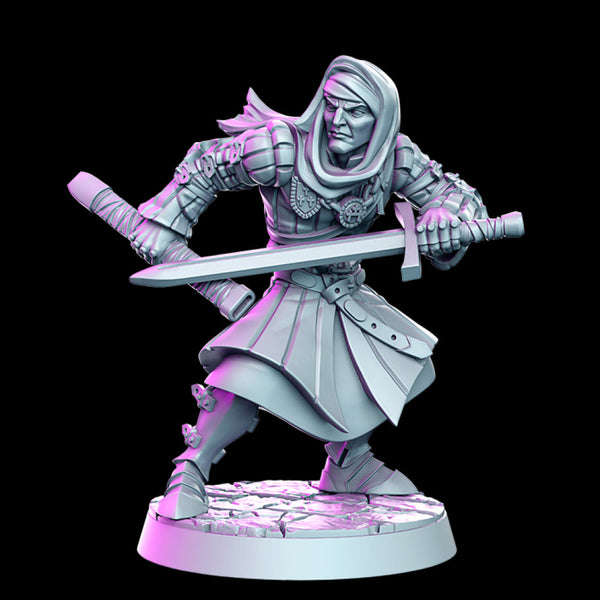 Coun Giobaldo - Figther - 32mm - DnD - Only-Games