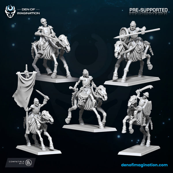Skeleton Horseman (5 models) - Only-Games