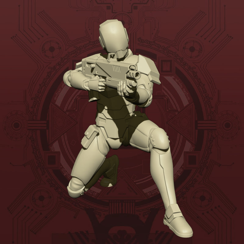 (Mercy's Reach) Infantry Regular - Kneeling Pose - Only-Games