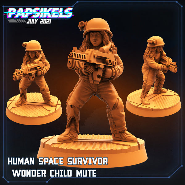 HUMAN SPACE SURVIVOR WONDER CHILD MUTE - Only-Games