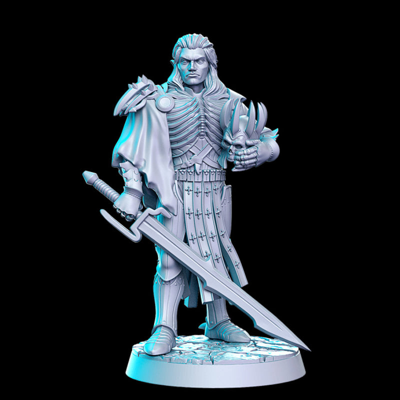 Arnodin (elven deathknight leader) - 32mm - DnD - Only-Games