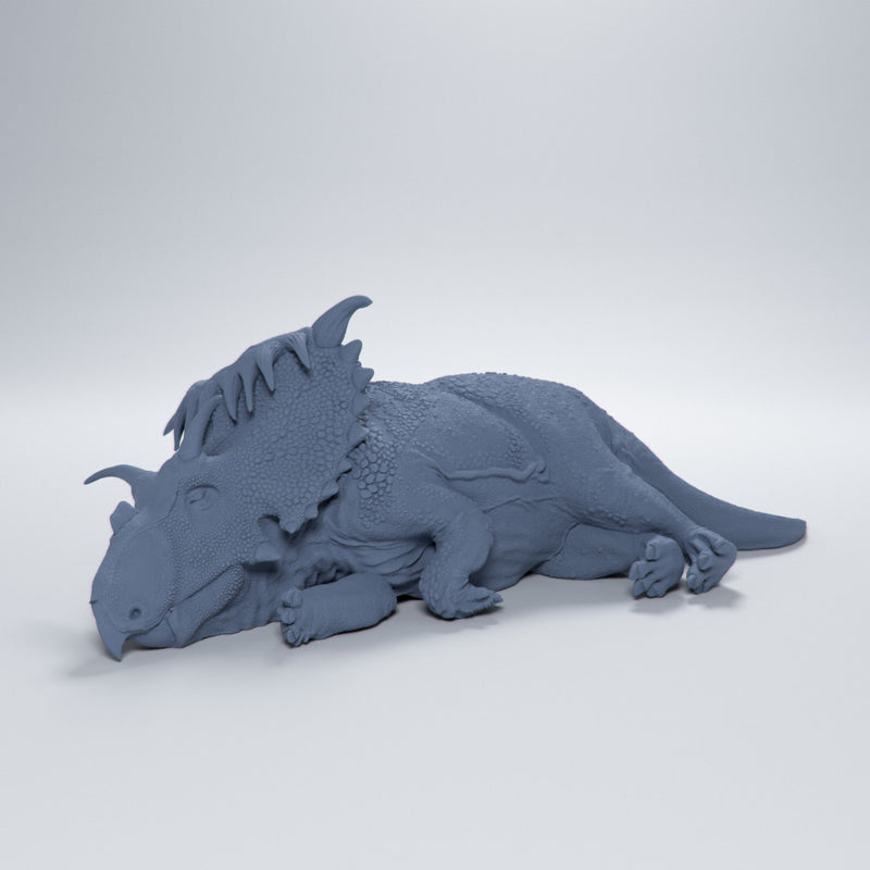 Kosmoceratops sleeping 1-35 scale dinosaur - Only-Games