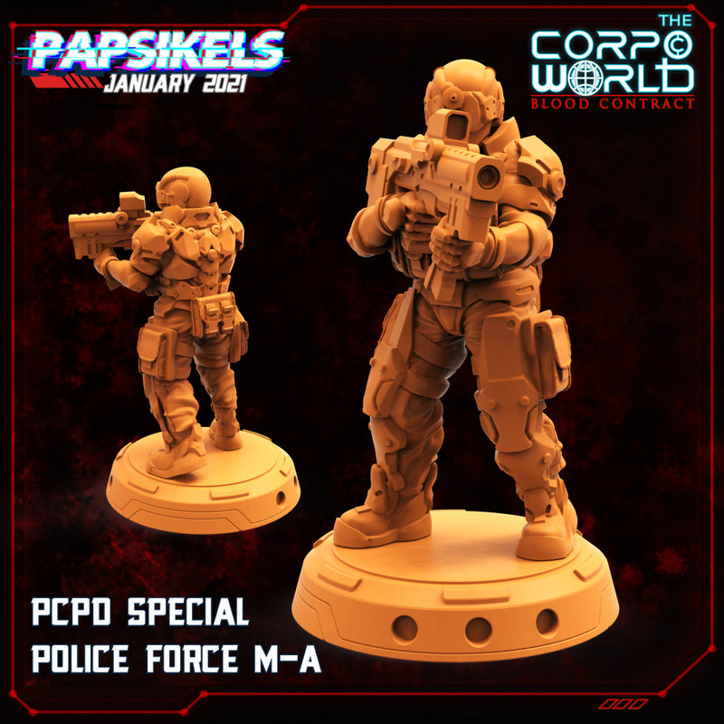 PCPD SPECIAL POLICE FORCE M-A - Only-Games