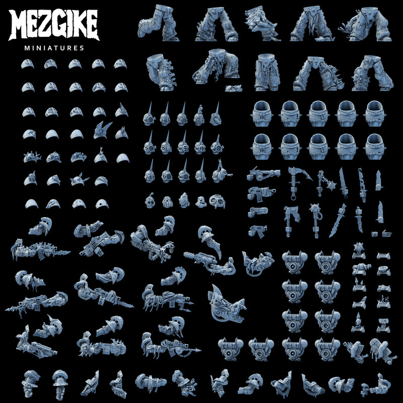 Dredge marine warriors (10 physical multipart miniatures) - Only-Games