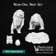 Bear-Owl Nest Set - Only-Games