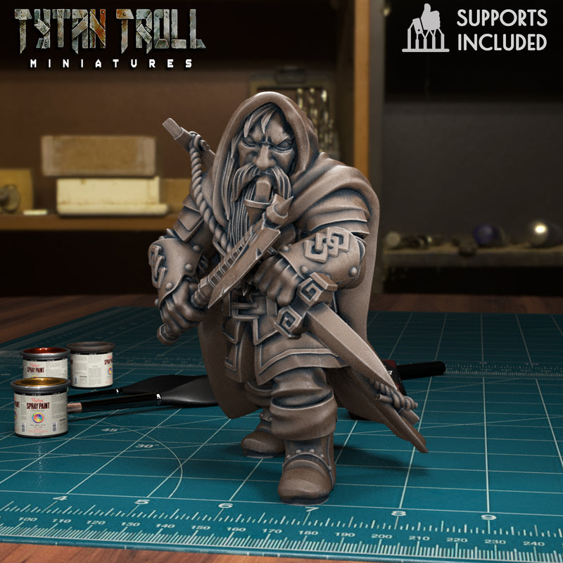 Male Dwarf Pack - TytanTroll Miniatures - DnD - Fantasy - 32mm - Only-Games
