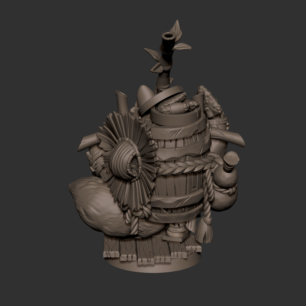 Tanuki, Ramen Stand Owner - Bite The Bullet Studio - Miniatures by