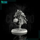 (0081) Male felinid ranger warrior with katana and flame spell - Only-Games