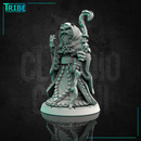 (0097) Male felinid sorceror wizard with a magic club - Only-Games